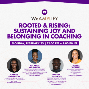 WeAMPLIFY – Sustaining Joy and Belonging in Coaching